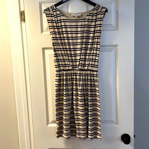 Beautiful sleeveless cotton dress from LOFT.